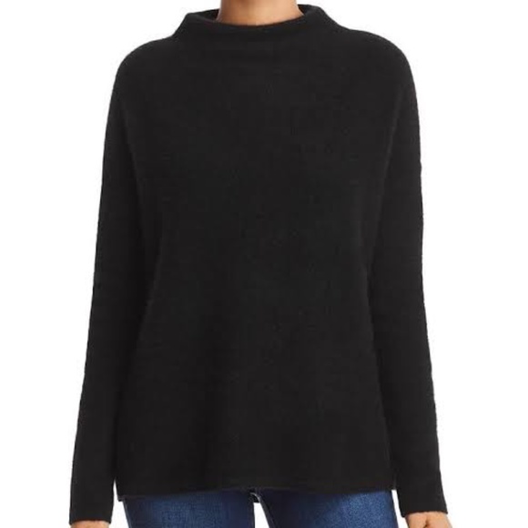 C By Bloomingdale's Brushed Cashmere Mock Neck Sweater